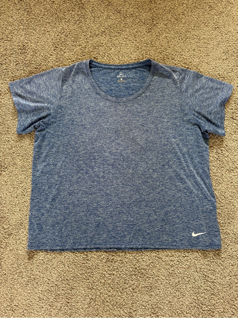 Nike Heather Blue Performance Tee